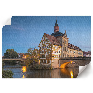 Plagát na stenu Mesto v noci