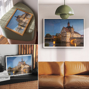 Plagát na stenu Mesto v noci