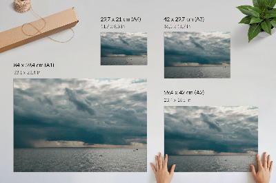Poster „More v búrke”