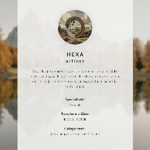 Poster Horská krajina