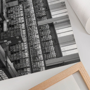 Plagát na stenu Interiér knižnice