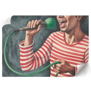 Poster Spievanie karaoke