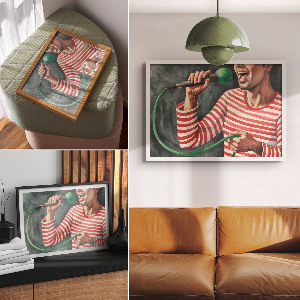 Poster Spievanie karaoke