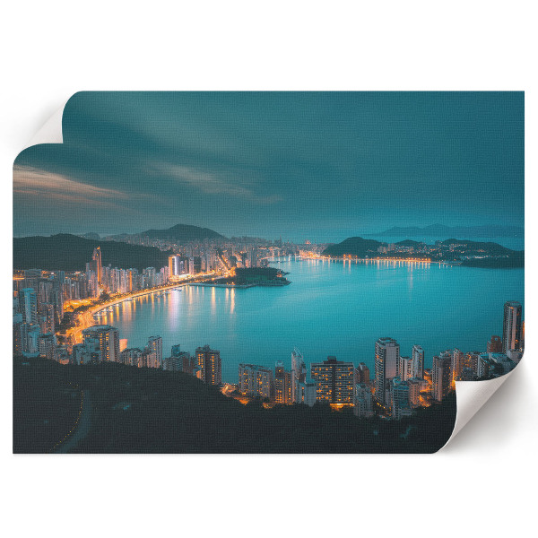 Plagát na stenu Mesto v noci