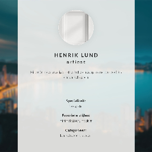 Plagát na stenu Mesto v noci