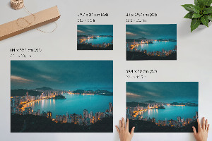 Plagát na stenu Mesto v noci