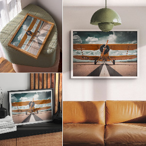 Plagát na stenu Vzlietajúce lietadlo