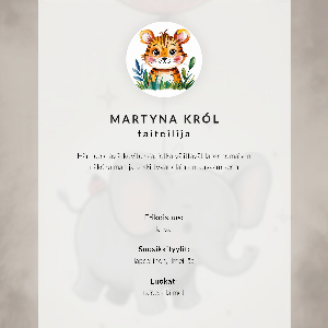 Plagát Ilustrácia mopsa