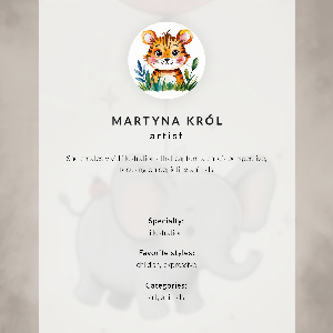 Plagát Ilustrácia mopsa