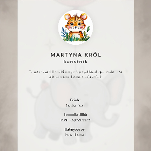 Plagát Ilustrácia mopsa