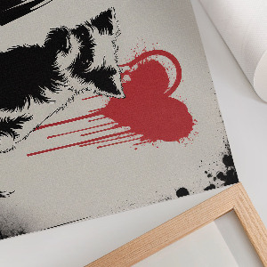 Plagát na stenu Dieťa a pes