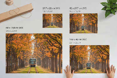 Poster Jesenná električka