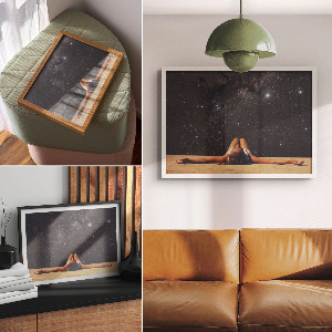 Plagát na stenu Hviezdy v noci