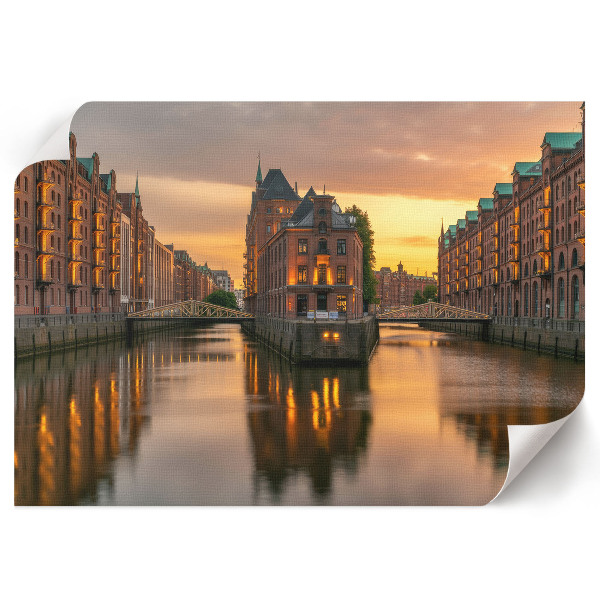 Plagát na stenu Večerný kanál