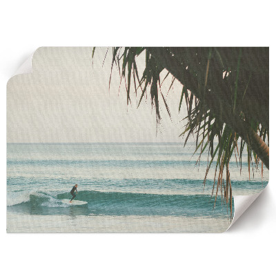 Plagát na stenu Surfer na vlne