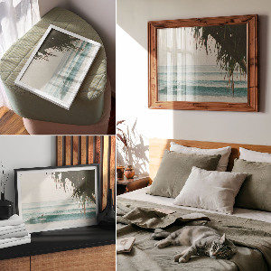 Plagát na stenu Surfer na vlne