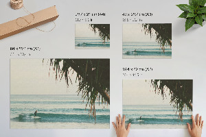 Plagát na stenu Surfer na vlne