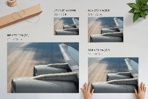 Plagát na stenu Detaily lietadla