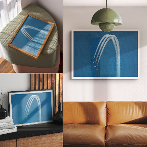 Poster Letectvo na oblohe