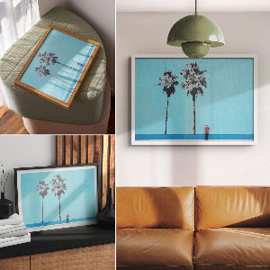 Plagát na stenu Dve palmy