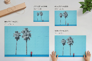 Plagát na stenu Dve palmy