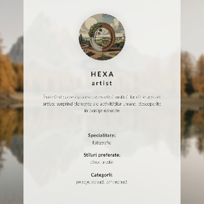 Plagát s motívom horskej cesty