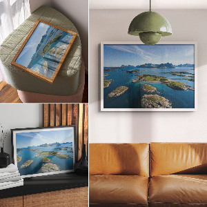 Poster Ostrovná krajina