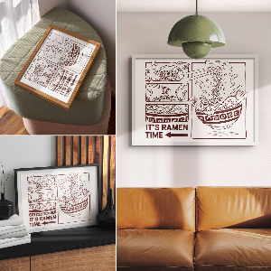 Poster Ilustrácia ramenu