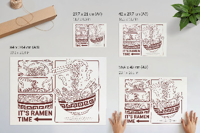 Plagát s ilustráciou ramena
