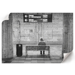 Plagát na stenu Stanica metra
