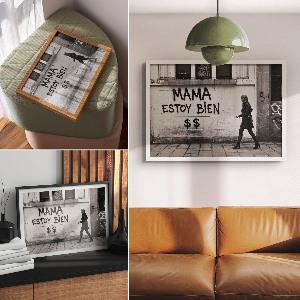 Poster Graffiti ulica