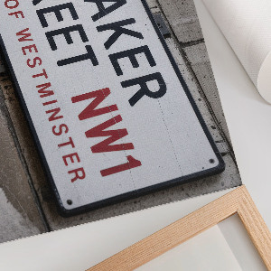 Plagát Pamätná tabuľa na Baker Street