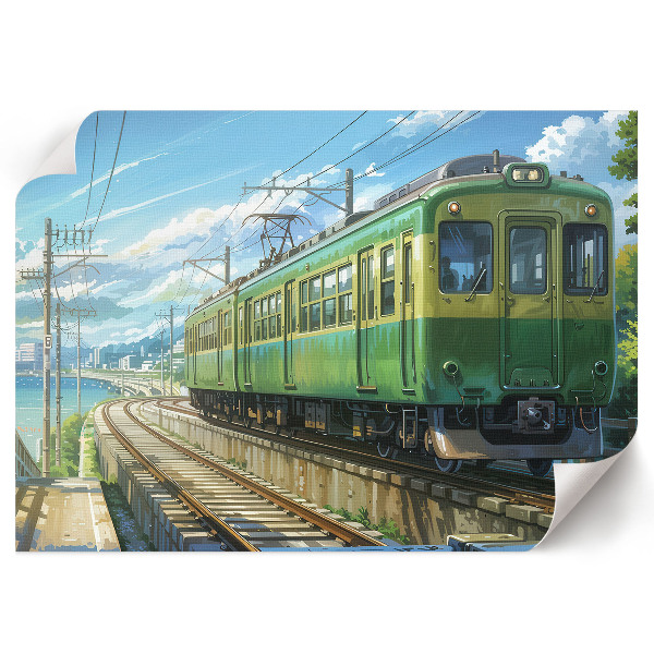 Plagát na stenu Zelený vlak