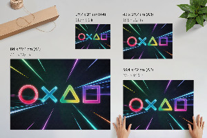 Plagát Symboly pre hráčov