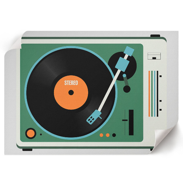 Plagát Retro gramofón