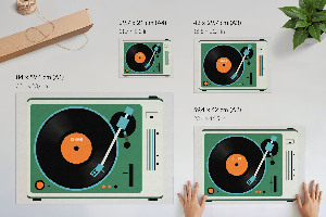 Plagát Retro gramofón