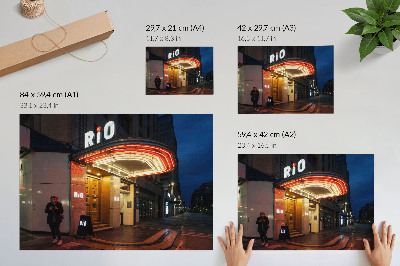 Plagát na stenu Kino v Riu