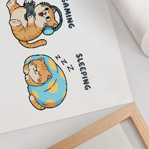 Plagát Život mačky