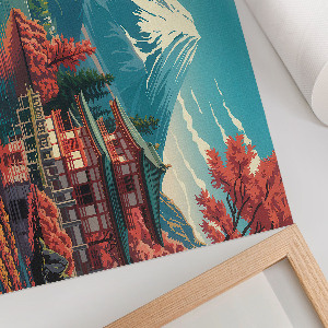 Poster Japonská krajina