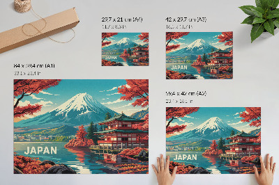 Poster Japonská krajina
