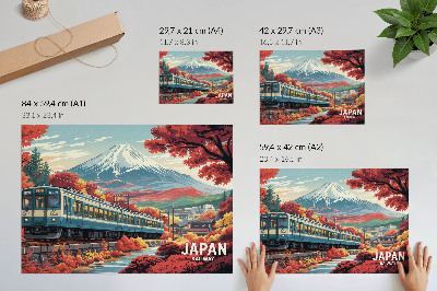 Plagát na stenu s motívom japonskej krajiny