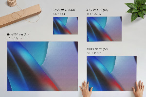 Plagát Farby abstrakcie