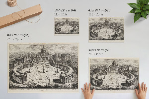 Plagát na stenu Vatikánske nádvorie