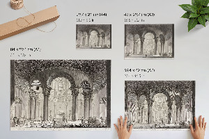 Poster Interiér hrobky