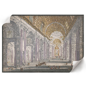 Plagát na stenu Interiér baziliky