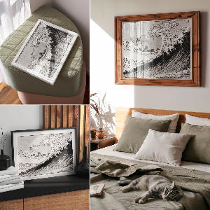 Plagát Sto pohľadov na Fudži