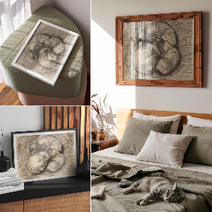 Plagát na stenu Mačky