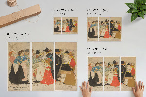 Plagát na stenu Ľudia na ulici