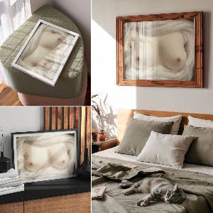 Plagát na stenu Odhalené prsia