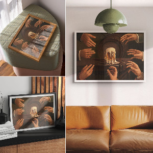 Plagát Sedem mužských rúk